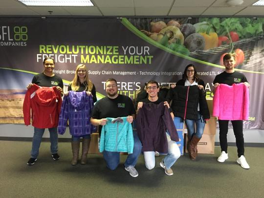 SFL Companies annual winter coat giveaway